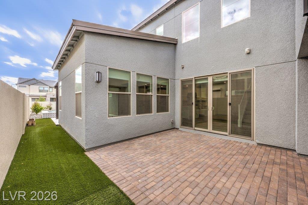 Backyard at 3200 Waterstone Avenue in Inspirada, Henderson NV