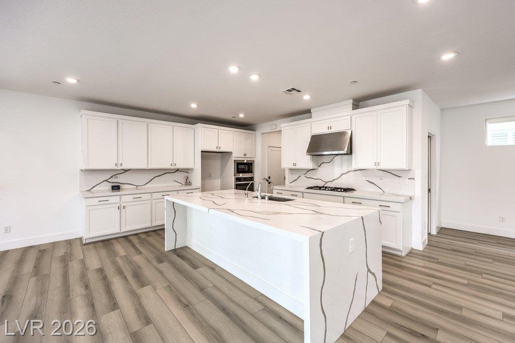 Kitchen of this Inspirada home in Henderson, Nevada