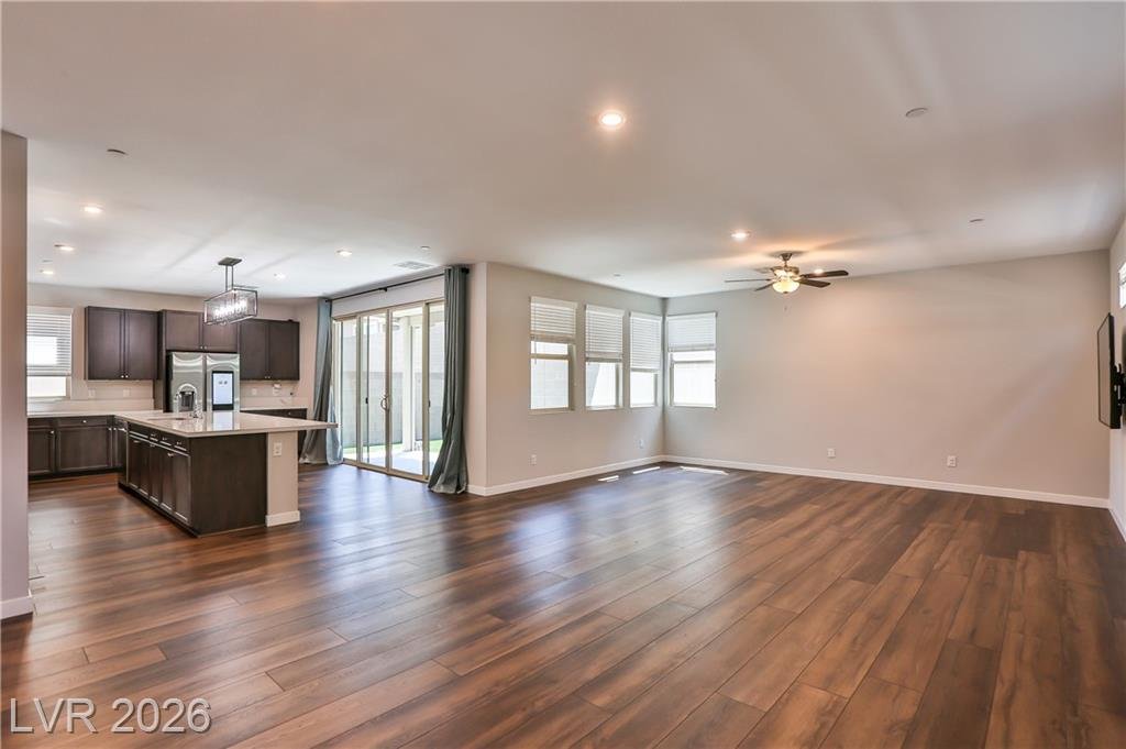 Family Room of this Inspirada home in Henderson, Nevada