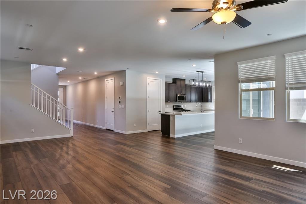 Family Room of this Inspirada home in Henderson, Nevada
