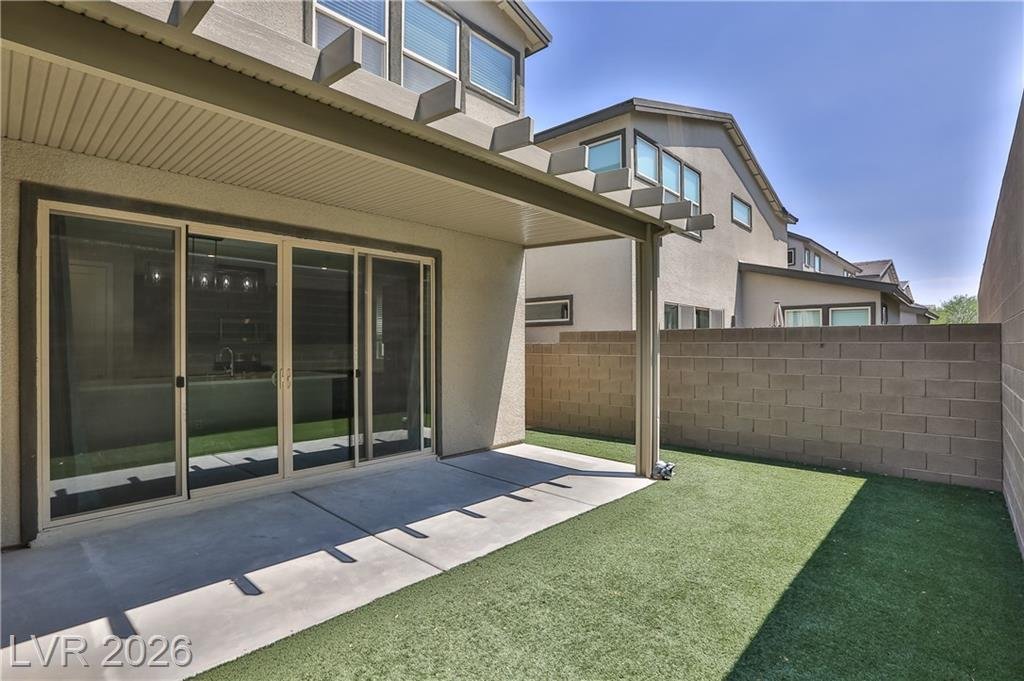 Backyard at 3229 Vittoria Avenue in Inspirada, Henderson NV