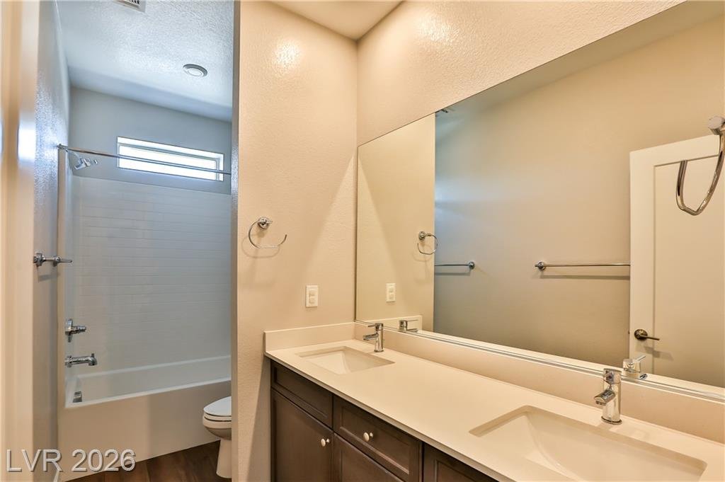 Bathroom of this Inspirada home in Henderson, Nevada