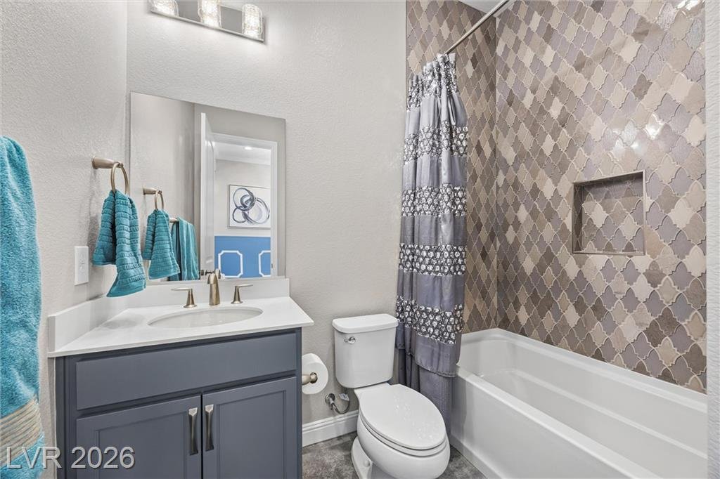 Bath with a tub and diamond tile surround