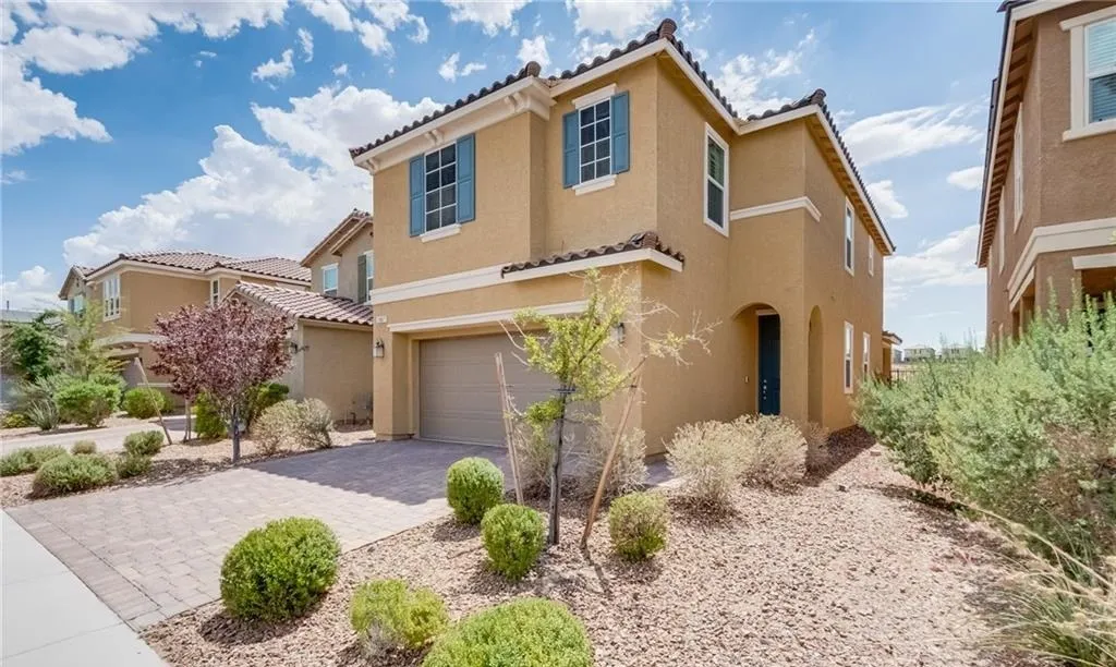 Front Exterior at 2807 Donatello Manor Place, Inspirada Henderson NV - 3 Bed Home for Sale