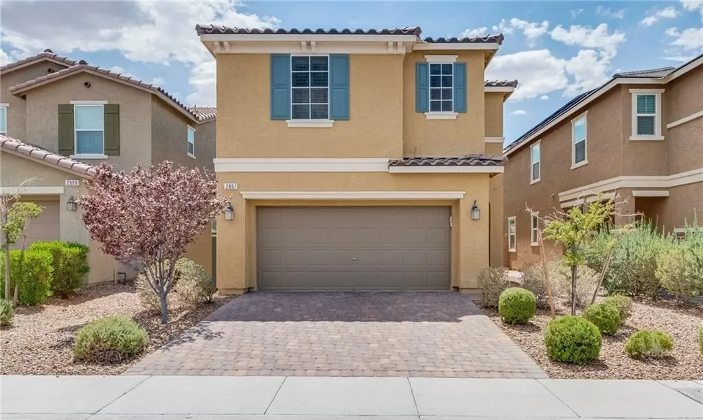 Front Exterior at 2807 Donatello Manor Place, Inspirada Henderson NV - 3 Bed Home for Sale