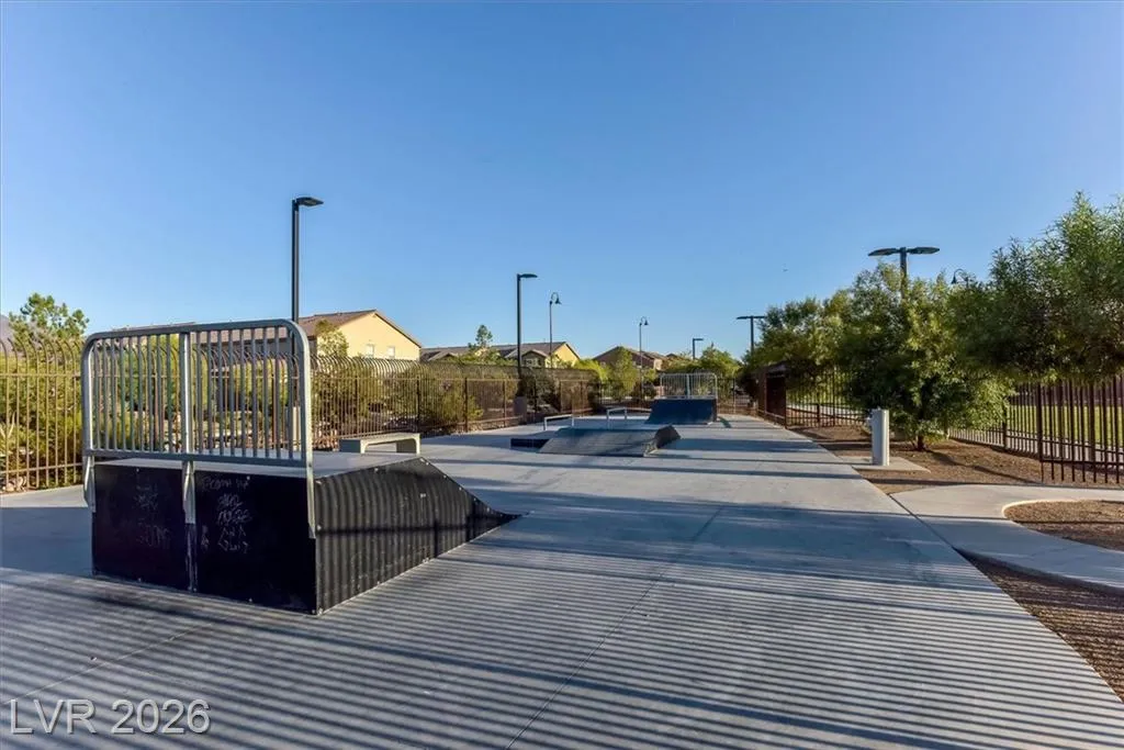 Community Skate Park - 3193 Brescia Bank Ave Inspirada 3193 Brescia Bank Ave Henderson NV - Community Skate Park with Metal Ramps and Lighting | Inspirada Home for Sale