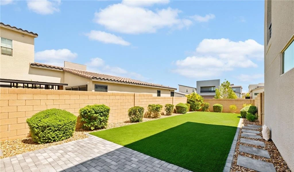 Backyard at 3194 Poplar Crest Court, Inspirada Henderson NV - 4 Bed Home for Sale